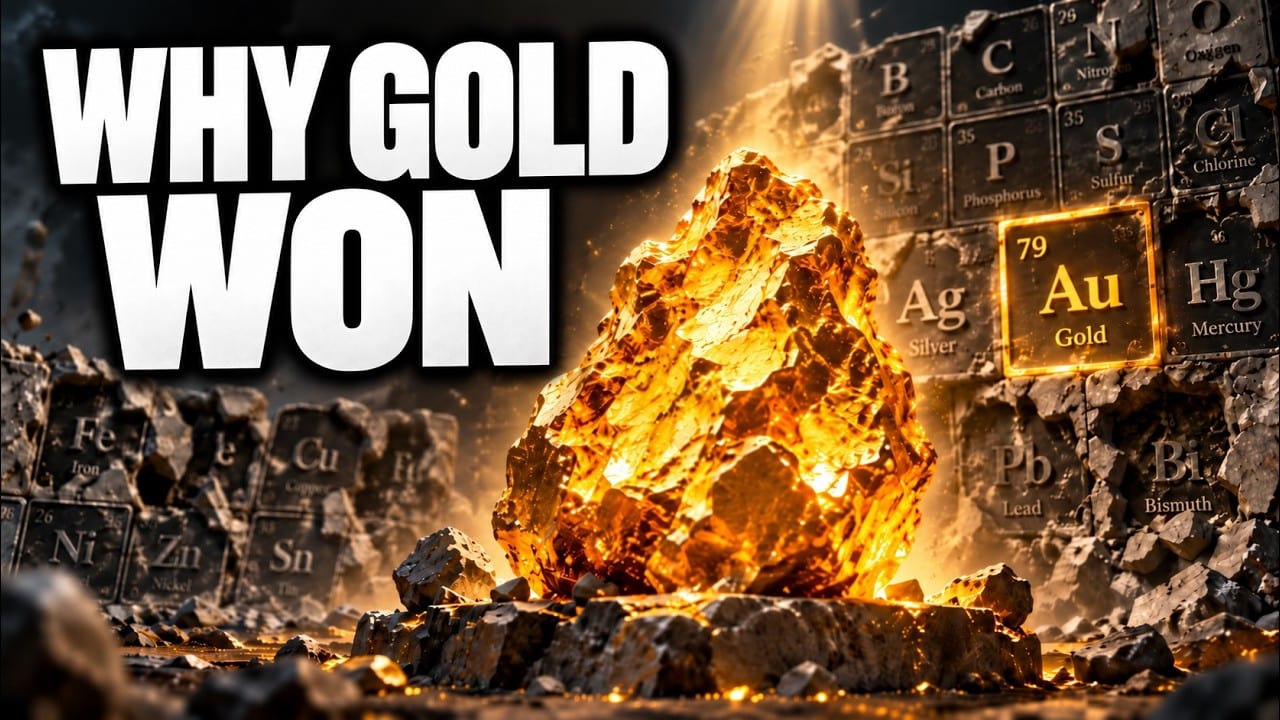 118 Elements Tried to Be Money. Only Gold Survived.